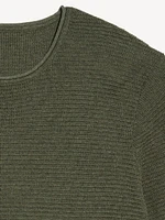 Sweater-Knit T-Shirt