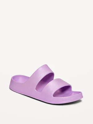Double-Strap Slide Sandals for Girls