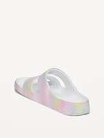 Double-Strap Slide Sandals for Girls