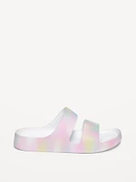 Double-Strap Slide Sandals for Girls