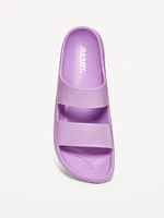 Double-Strap Slide Sandals for Girls