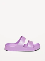 Double-Strap Slide Sandals for Girls