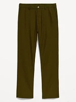 90's Straight Linen-Blend Chino Pants