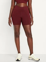 Extra High-Waisted CloudComfy Biker Shorts -- 6-inch inseam