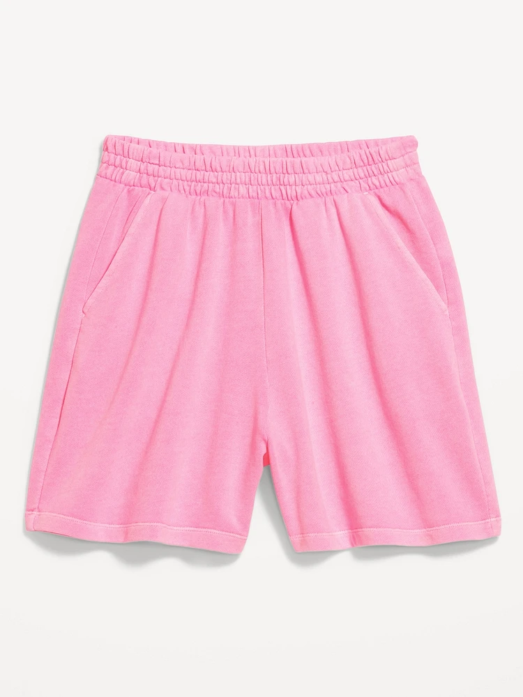 Extra High-Waisted SoComfy Sweat Shorts -- 5-inch inseam