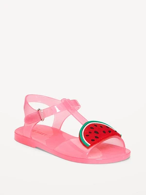 Jelly T-Strap Sandals for Toddler Girls