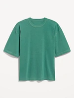 Garment-Dyed Cropped T-Shirt