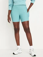 PowerSoft Pocket Biker Shorts -- 6-inch inseam