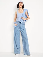 Double-Layer Scoop-Neck Tank Top