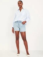 Curvy High-Waisted OG Jean Shorts -- 5-inch inseam