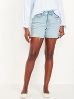 Curvy High-Waisted OG Jean Shorts -- 5-inch inseam