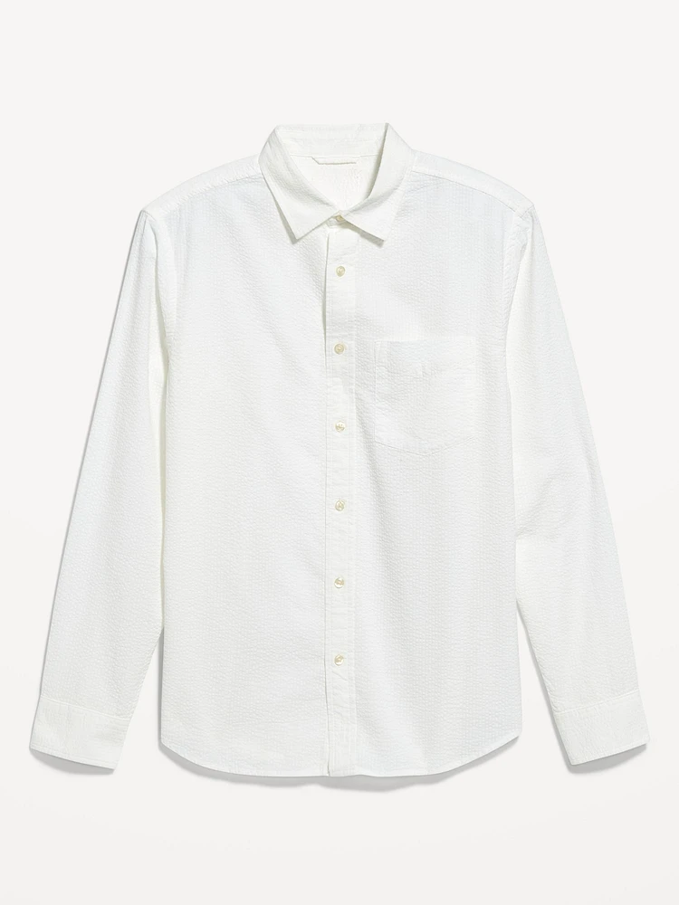 Classic Fit Seersucker Shirt