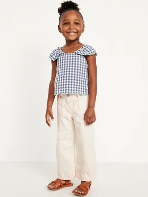 High-Waisted Baggy Mariner Wide-Leg Jeans for Toddler Girls
