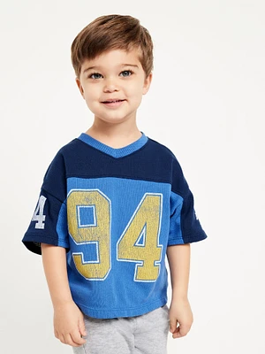 Oversized Boxy Mesh T-Shirt for Toddler Boys