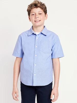 Short-Sleeve Oxford Shirt for Boys