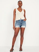 Curvy High-Waisted OG Jean Shorts -- 3-inch inseam