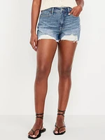 Curvy High-Waisted OG Jean Shorts -- 3-inch inseam