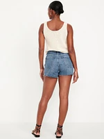 Curvy High-Waisted OG Jean Shorts -- 3-inch inseam
