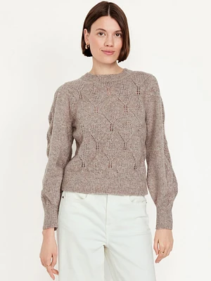 Pointelle Sweater