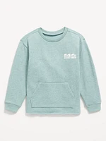 Oversized French-Terry Graphic Sweatshirt for Toddler Boys