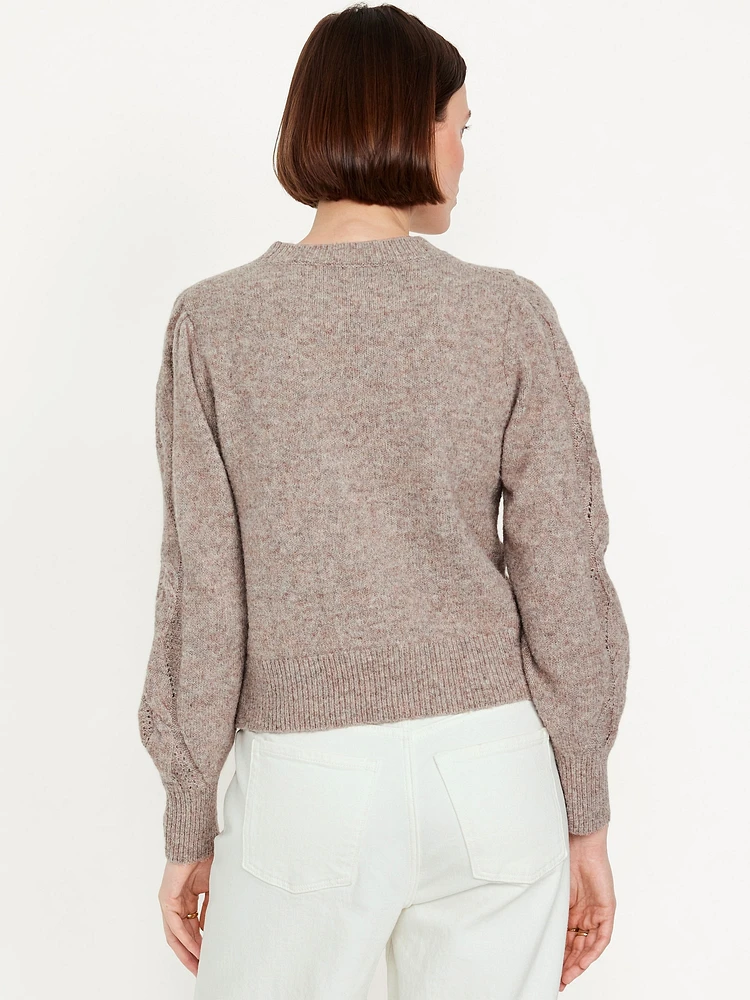 Pointelle Sweater