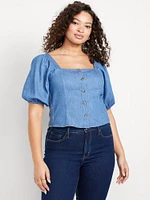 Puff-Sleeve Top