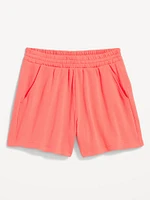 Extra High-Waisted SoComfy Sweat Shorts -- 3-inch inseam