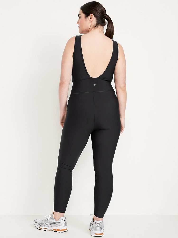 PowerSoft Open-Back 7/8 Bodysuit