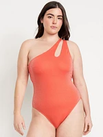 One-Shoulder Shine Swimsuit