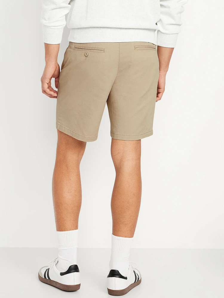 Slim Built-In Flex Rotation Chino Shorts - 8-inch inseam