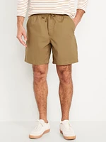 Twill Jogger Shorts -- 7-inch inseam