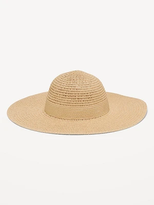 Wide-Brim Panama Sun Hat