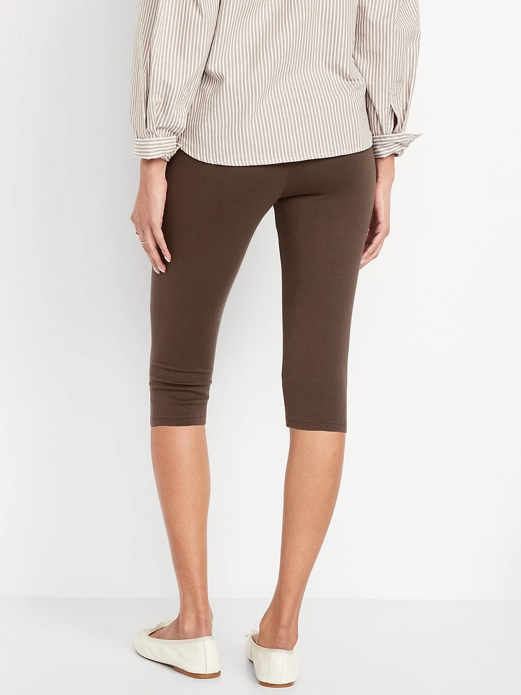 High-Waisted Crop Leggings