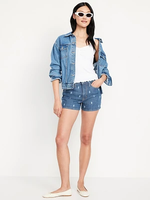 High-Waisted OG Jean Shorts -- 3-inch inseam