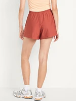 High-Waisted PowerSoft Shorts -- 3.5-inch inseam