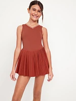 PowerSoft Micro-Pleated Athletic Dress for Girls