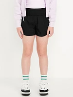 High-Waisted Dolphin-Hem Run Shorts for Girls