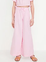 High-Waisted Wide-Leg Pants for Girls