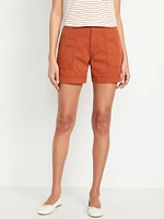 High-Waisted OGC Chino Shorts -- 5-inch inseam