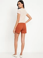 High-Waisted OGC Chino Shorts -- 5-inch inseam