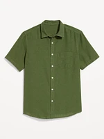 Classic Fit Everyday Linen-Blend Shirt