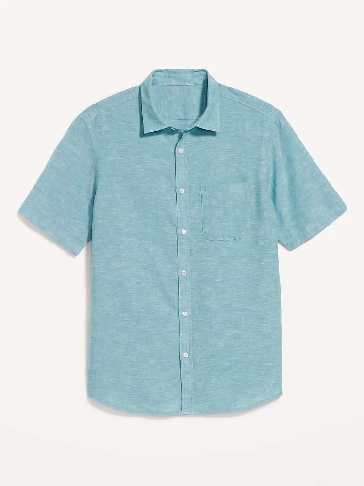 Classic Fit Everyday Linen-Blend Shirt