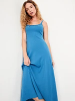 Sleeveless Ribbed Maxi Dress