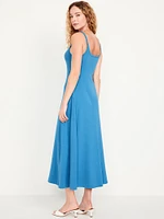 Sleeveless Ribbed Maxi Dress
