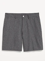 Textured Tech Chino Shorts -- 8-inch inseam