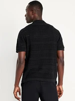 Open-Stitch Sweater