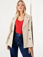 Lace-Trim V-Neck Top