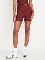 High-Waisted PowerSoft Biker Shorts -- 6-inch inseam