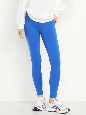 High-Waisted Jersey Leggings