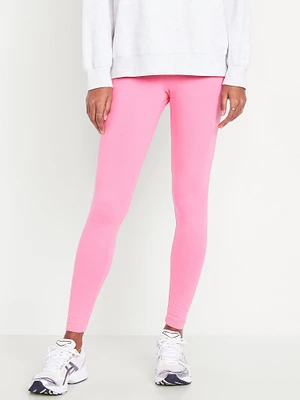 High-Waisted Jersey Fashion Layering Leggings
